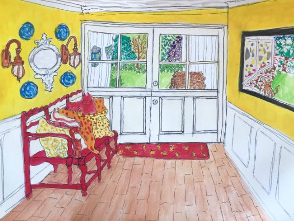 View from my entry hall