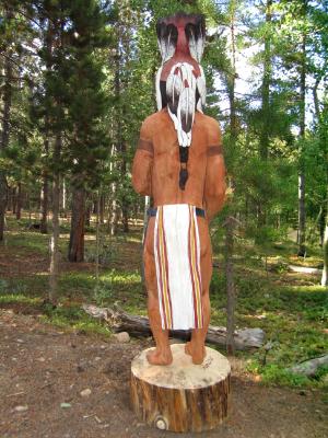 Cigar Store Indian Back Cigar Store Indian Back