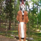 Cigar Store Indian Back