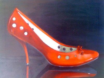 red shoe 