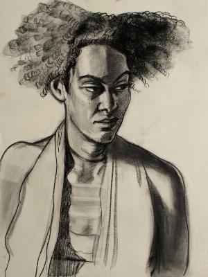 Pidgeon (charcoal portrait) Pidgeon (charcoal portrait)
