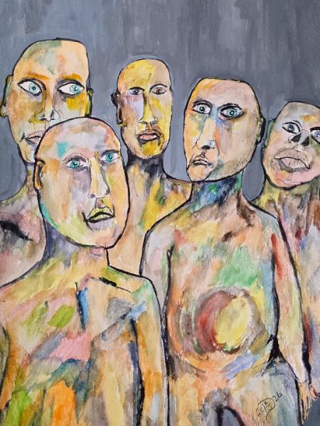 Watching uncomfortable truths unfold. 