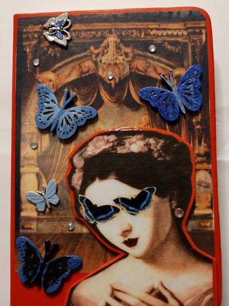 Butterfly Ballerina mini journal, lined