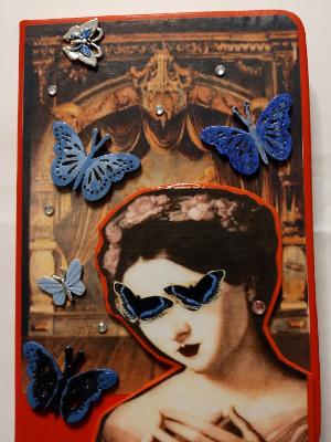 Butterfly Ballerina mini journal, lined Butterfly Ballerina mini journal, lined