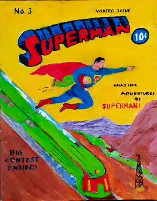 Superman Comic Cover #3 Issue 1939 Superman Comic Cover #3 Issue 1939