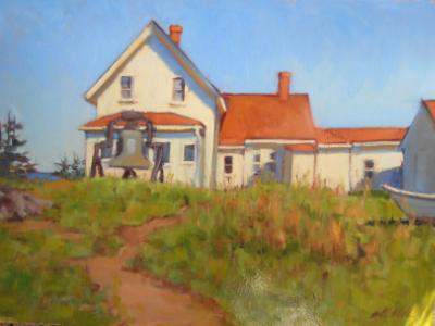 The Lightkeeper's House" 18x24" oil The Lightkeeper's House" 18x24" oil