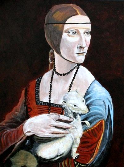 Portrait of a Woman with an Ermine