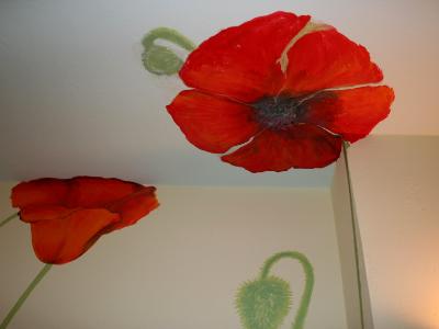 Poppy mural Poppy mural