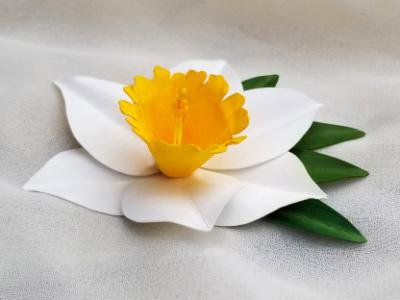 White Daffodil Pin White Daffodil Pin