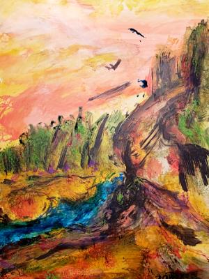 Land of the dance trees and screeching hawks. Land of the dance trees and screeching hawks.