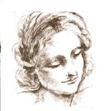 Classical Womans head drawing 