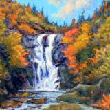 North River Falls on Cape Breton Island, Nova Scotia, Canada