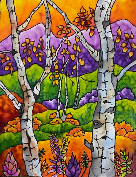 Colorful Fall Aspen