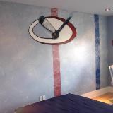 Hockey wall mural