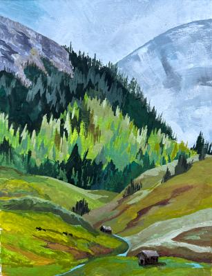 Meadow in the Dolomites