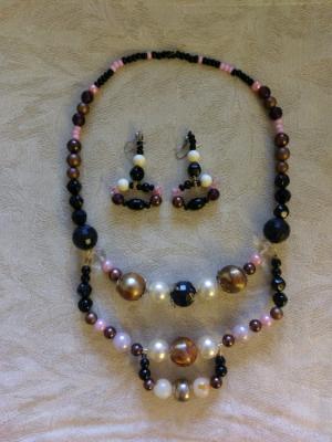 Mixed angular necklace set