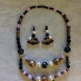 Mixed angular necklace set