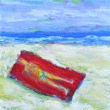 Red Beach Towel