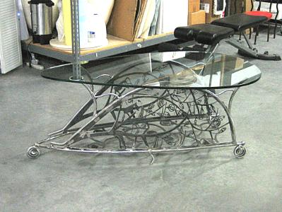 "MONKEY TREE COCKTAIL TABLE by STEVE HAZARD