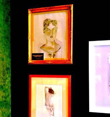 Bust of a Woman- Palette and Chisel -Drawing Exhibit 2019 Bust of a Woman- Palette and Chisel -Drawing Exhibit 2019