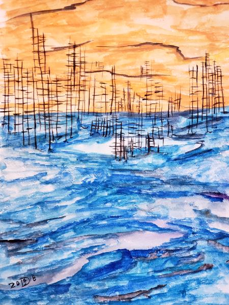 After the oceans have consumed the city's of men
