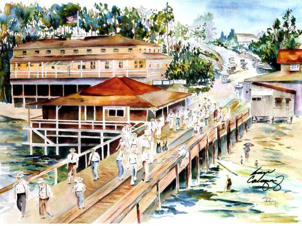 Fairhope Pier Circa 1905