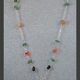 Gemstone Art Print Necklaces Gemstone Art Print Necklaces