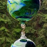 #10102502 Three ball hanging sculpture LG-5.75''  Med-4.75'' Sm-3.75''  Long-22'' $170.00