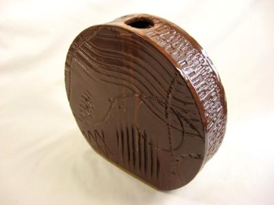 120222.C Hand-Built Decorative Vase with Textures 120222.C Hand-Built Decorative Vase with Textures