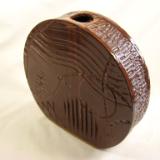 120222.C Hand-Built Decorative Vase with Textures