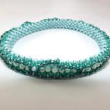 B-17 teal bangle bracelet