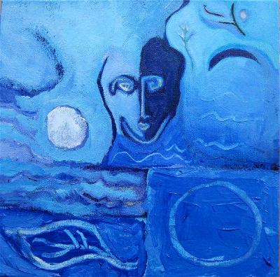Thirst Drove Me to the Water Where I Drank the Moon's Reflection Thirst Drove Me to the Water Where I Drank the Moon's Reflection