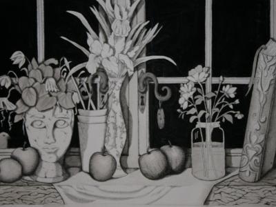 Kitchen Window by student Lily-Belle
