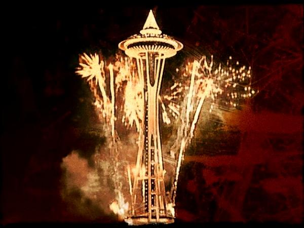 Space Needle New Year Fireworks
