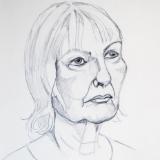 Woman in Sewing Apron