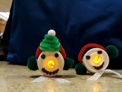 Tea Light Snowmen Tea Light Snowmen