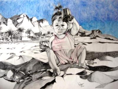 Clifton Beach - Pencil Clifton Beach - Pencil