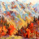 The Impression of Canada Rocky Mountains