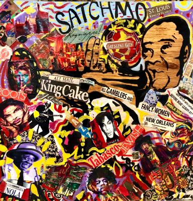 Satchmo collage Satchmo collage