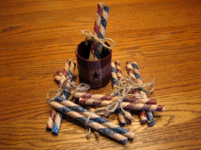 Prim Wooden Candy Sticks