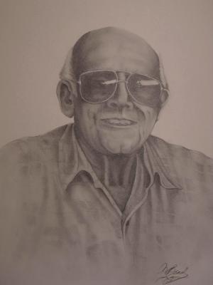 Portrait of a man - Graphite & Willow Stix