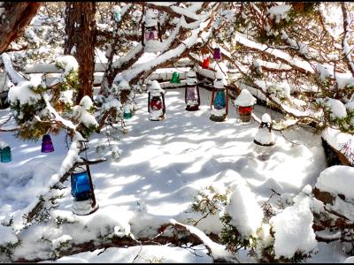 Snow Solar Lanterns 