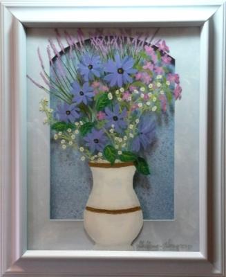 Blue Daisy Bouquet Blue Daisy Bouquet