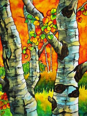 Aspen on Silk Aspen on Silk