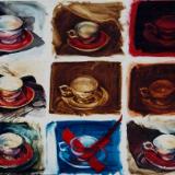 CUP STUDY 30X40 OIL ON CANVAS nfs