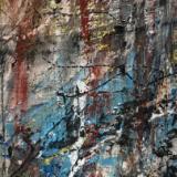 Mounted Mini Abstract 7 (Blue Series 1-12)