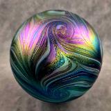 #10192602 Starry Night Design 6.5'' iridized $80.00