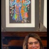 May Alsouz , Joined exhibition  , Iraqi Embassy. Washington D.C. MAY,7th,2022.