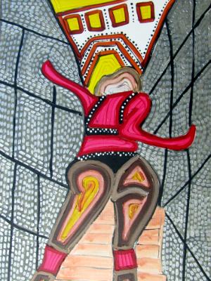 Dancing Up The Stairs (sold) Dancing Up The Stairs (sold)
