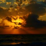 cold front moving in from the gulf of mexico. manasota, fla